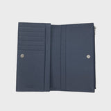 LEATHER LONG ZIP WALLET ECLIPSE