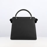 LEATHER HANDBAG LUTECE MINI BLACK