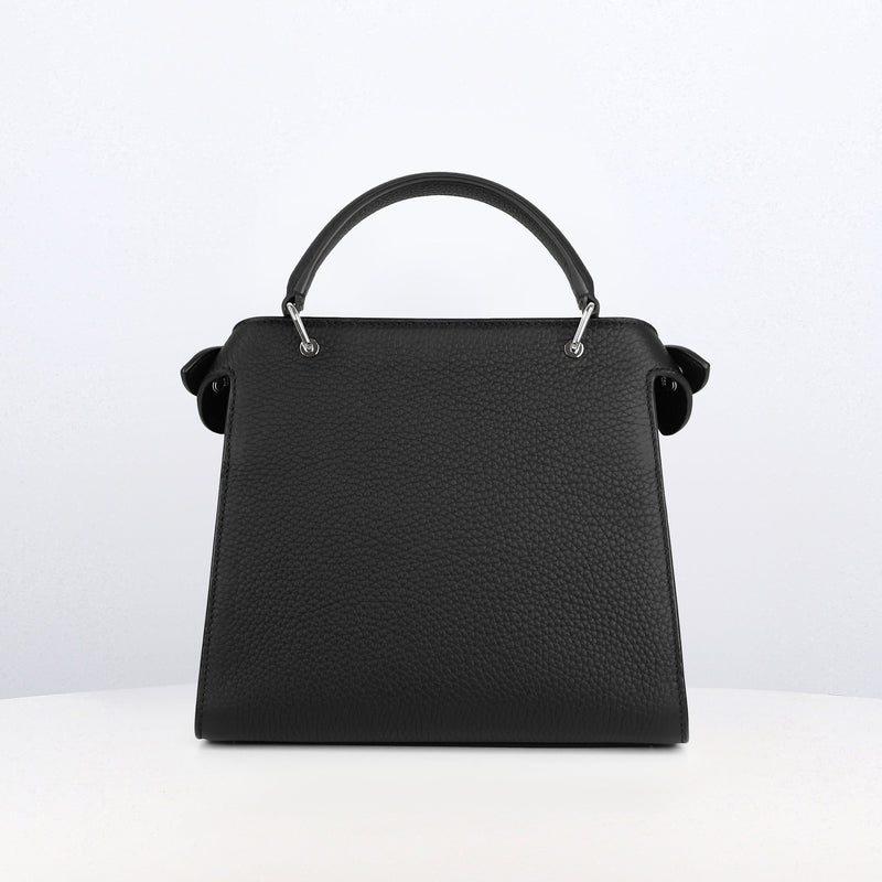 LEATHER HANDBAG LUTECE MINI BLACK