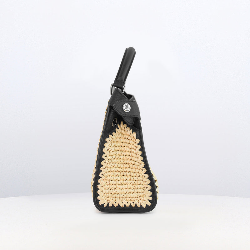 Lutece Mini Raffia Black