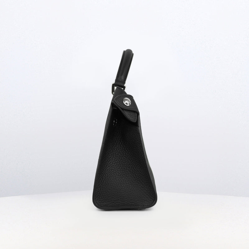 LEATHER HANDBAG LUTECE MINI BLACK