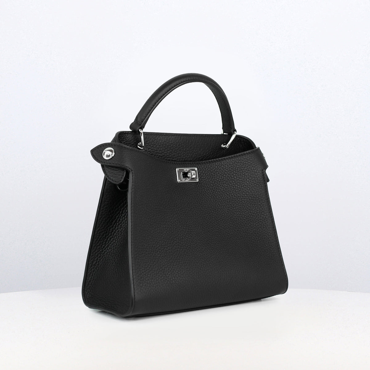LEATHER HANDBAG LUTECE MINI BLACK