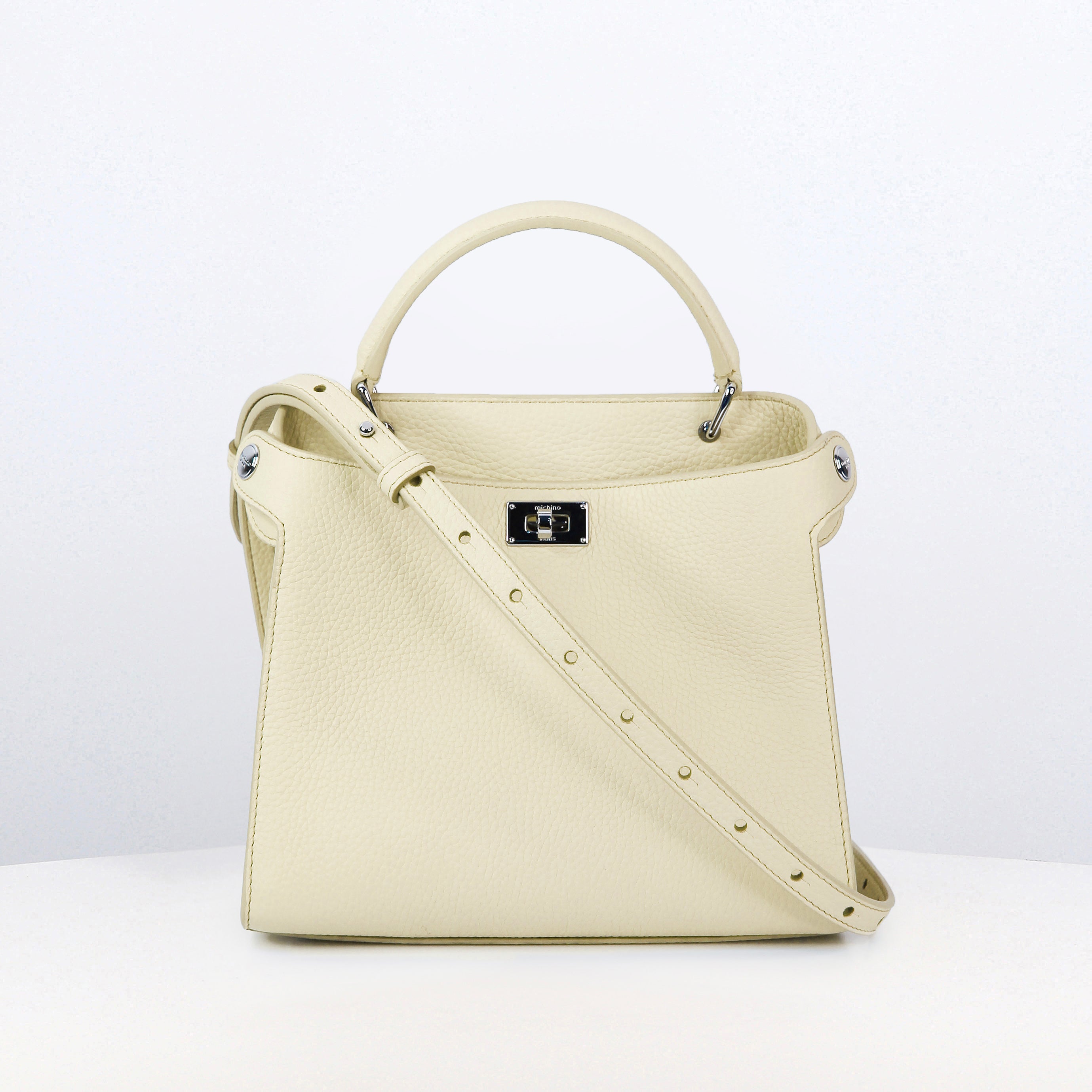 LEATHER HANDBAG LUTECE MINI CHANTILLY