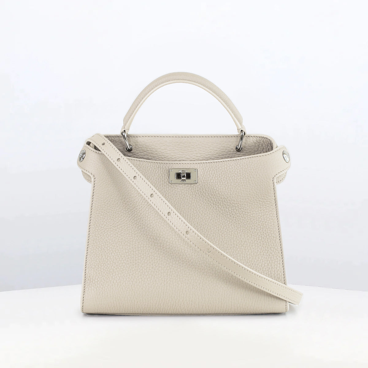 LEATHER HANDBAG LUTECE MINI CRAIE