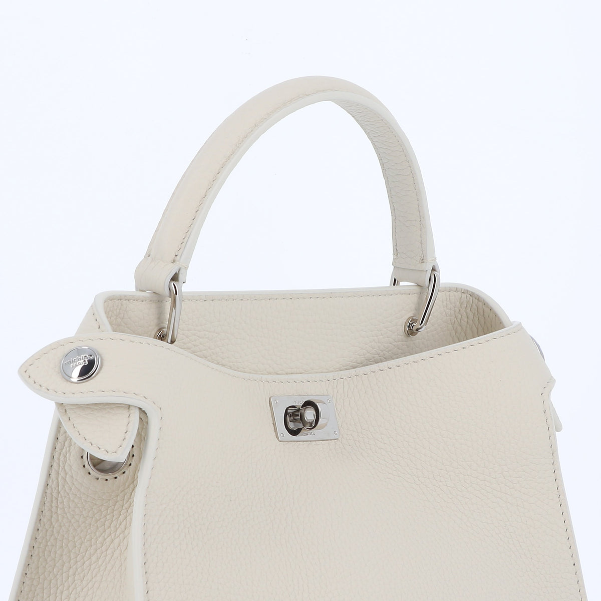 LEATHER HANDBAG LUTECE MINI CRAIE