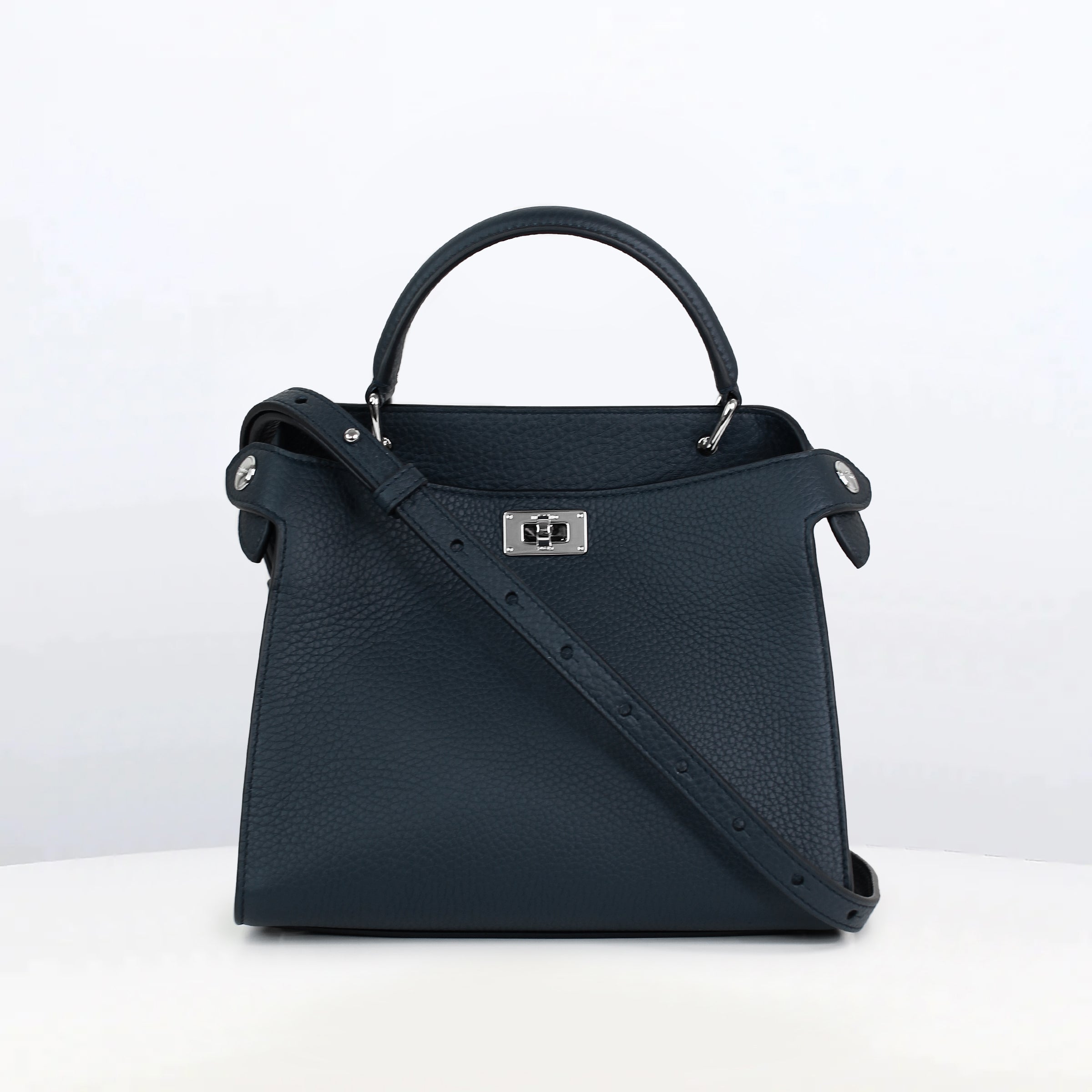 LEATHER HANDBAG LUTECE MINI ECLIPSE