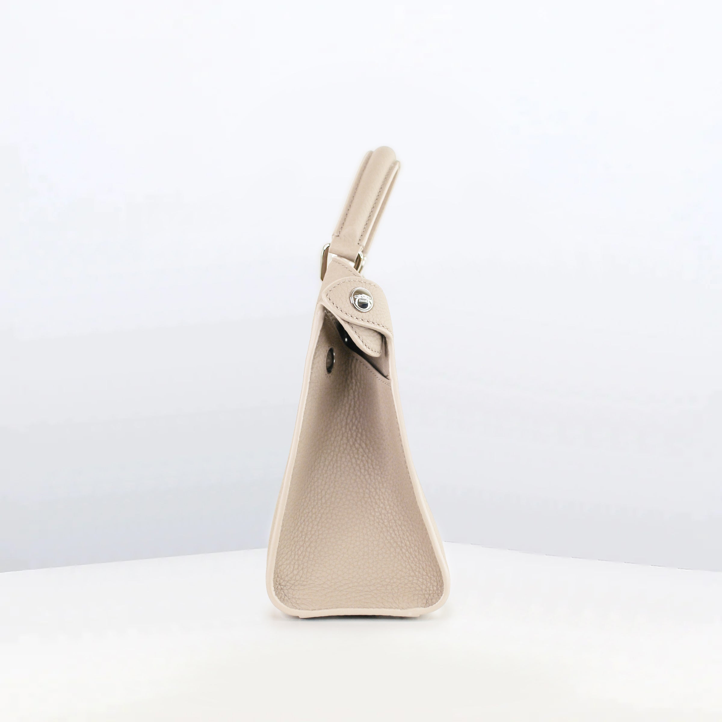 LEATHER HANDBAG LUTECE MINI IVORY