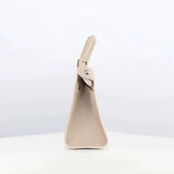 LEATHER HANDBAG LUTECE MINI IVORY
