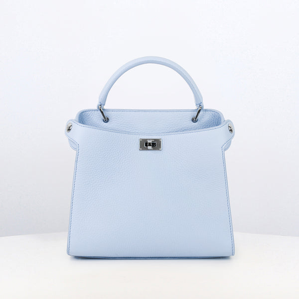 LEATHER HANDBAG LUTECE MINI MIST