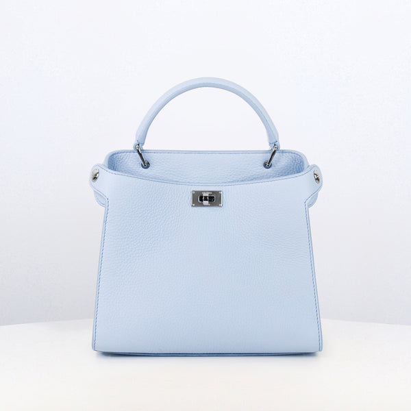 LEATHER HANDBAG LUTECE MINI MIST