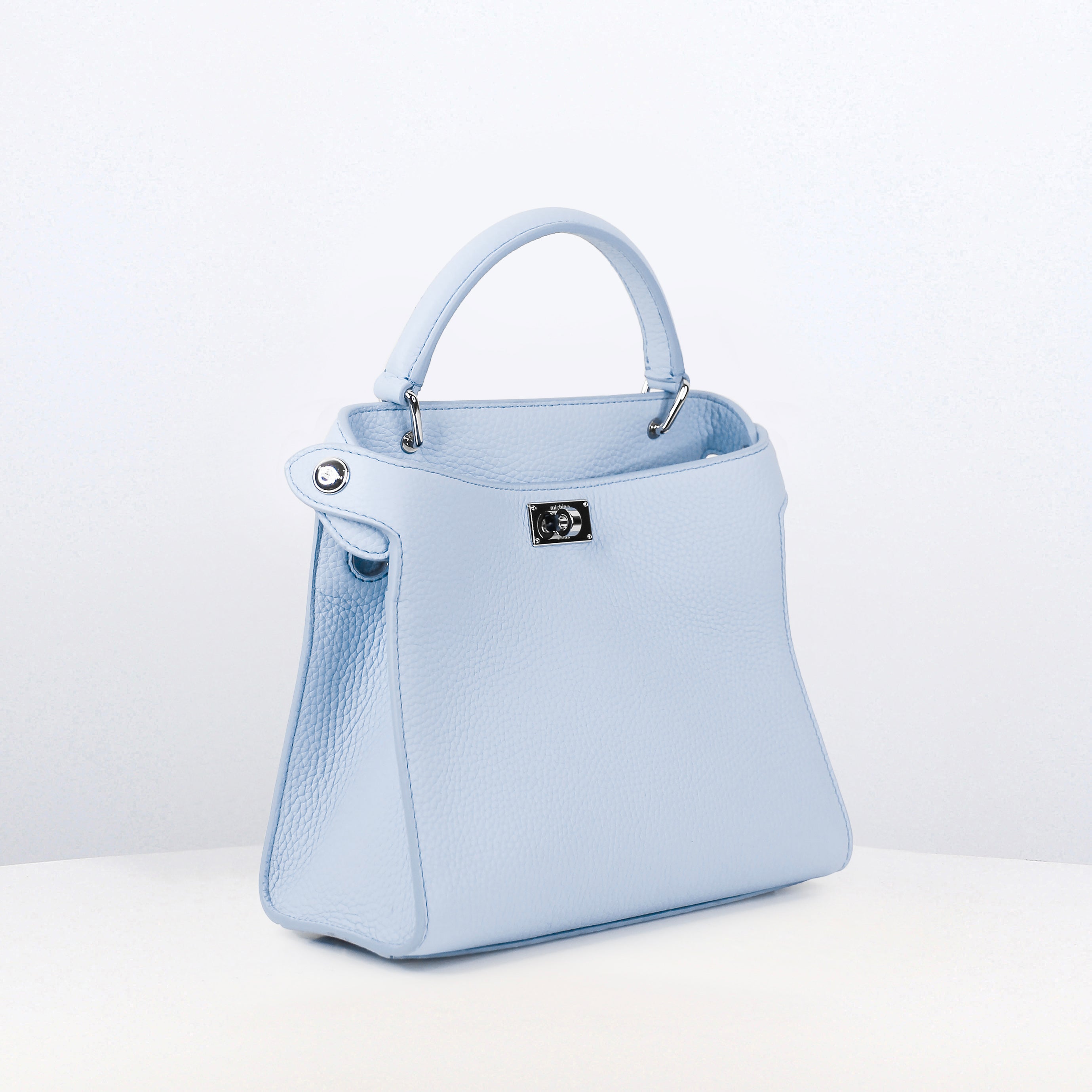 LEATHER HANDBAG LUTECE MINI MIST