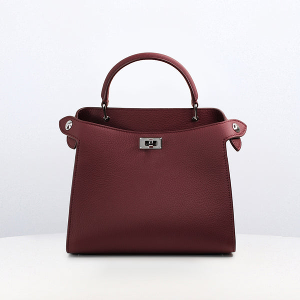 LEATHER HANDBAG LUTECE MINI SAINT-EMILION