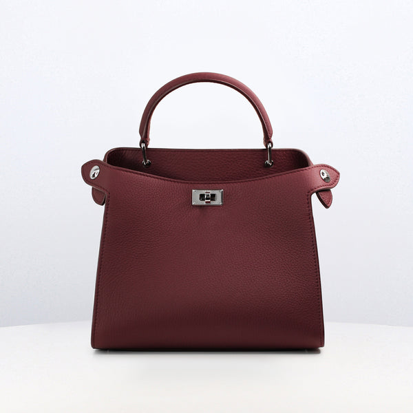 LEATHER HANDBAG LUTECE MINI SAINT-EMILION
