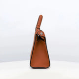 SMOOTH LEATHER HANDBAG LUTECE MINI GOLD