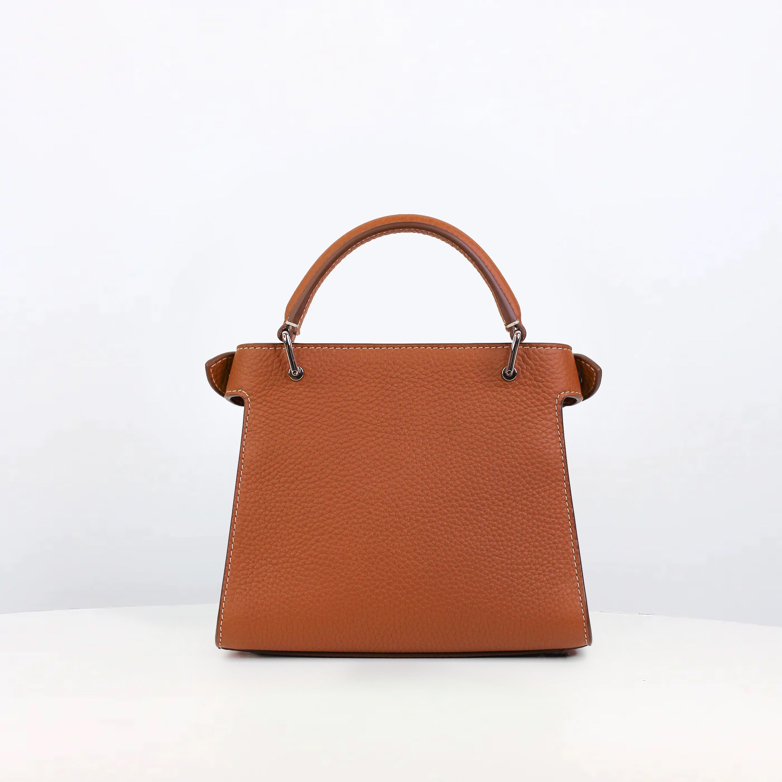 LEATHER HANDBAG LUTECE NANO GOLD
