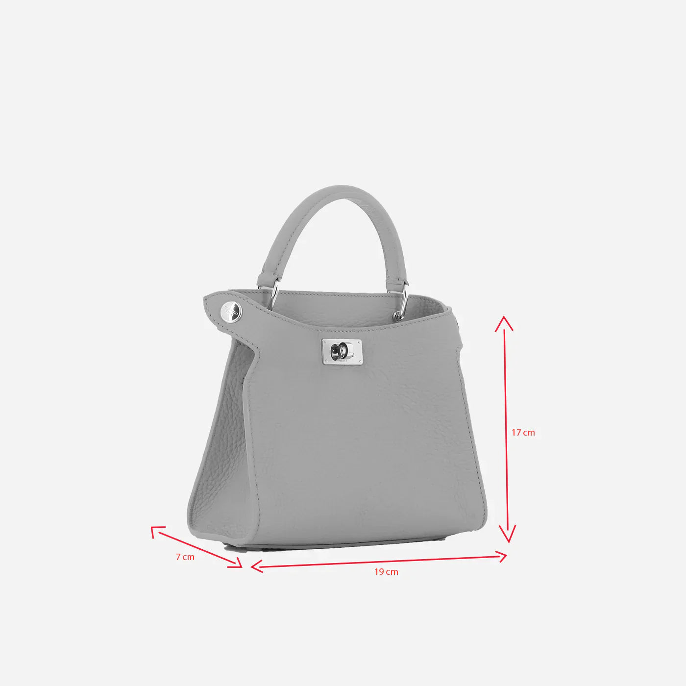 "Archive Event" LEATHER HANDBAG LUTECE NANO BLACK (WITHOUT STRAP)