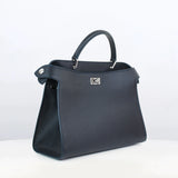 LEATHER HANDBAG LUTECE PM ECLIPSE