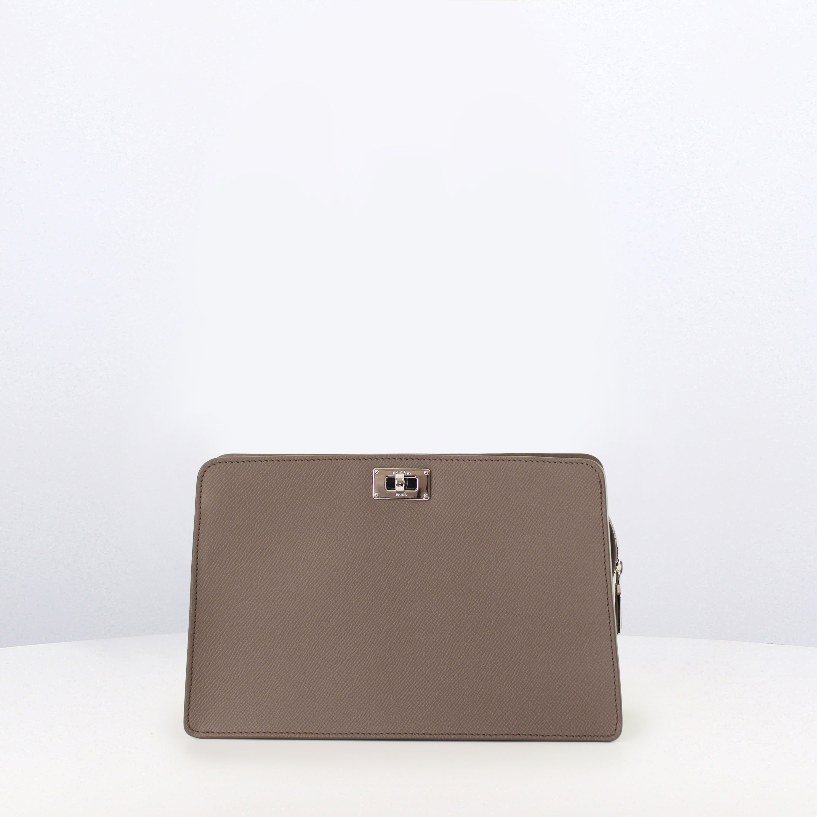 "Archive Event" UNISEX TAUPE POUCH