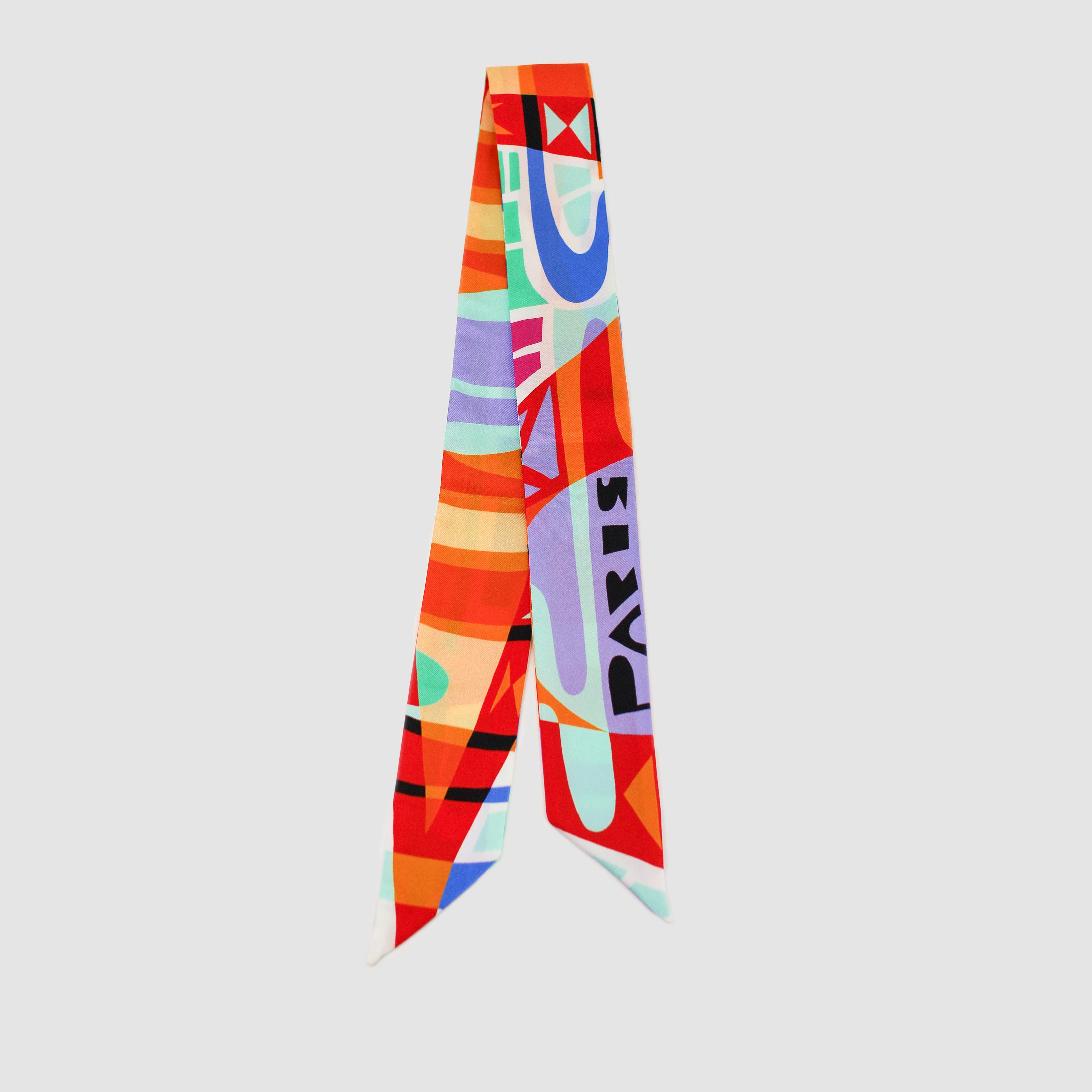 GIFT SET: LUTECE MINI GREIGE LEATHER HANDBAG & MICHII PARIS SILK SCARF