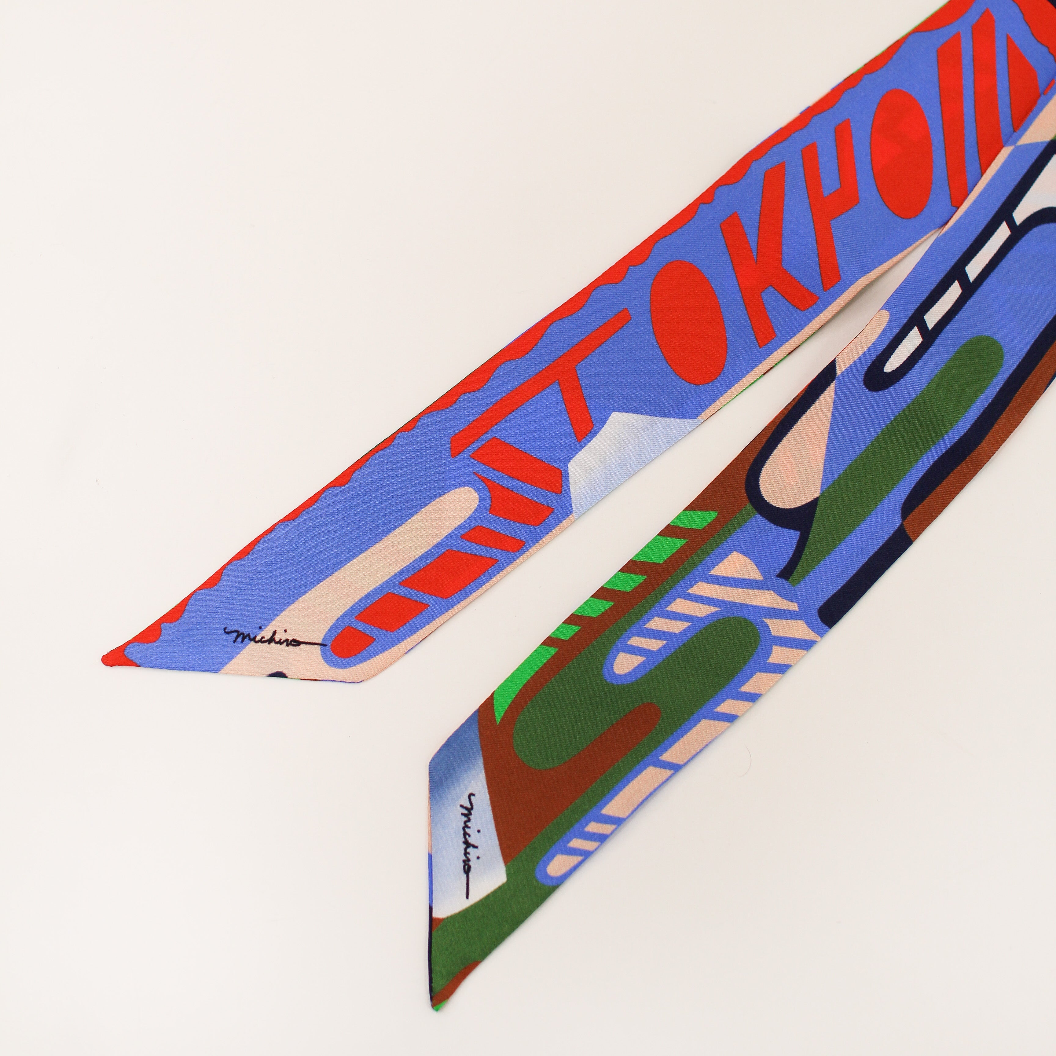 MICHII - SILK SCARF - TOKYO