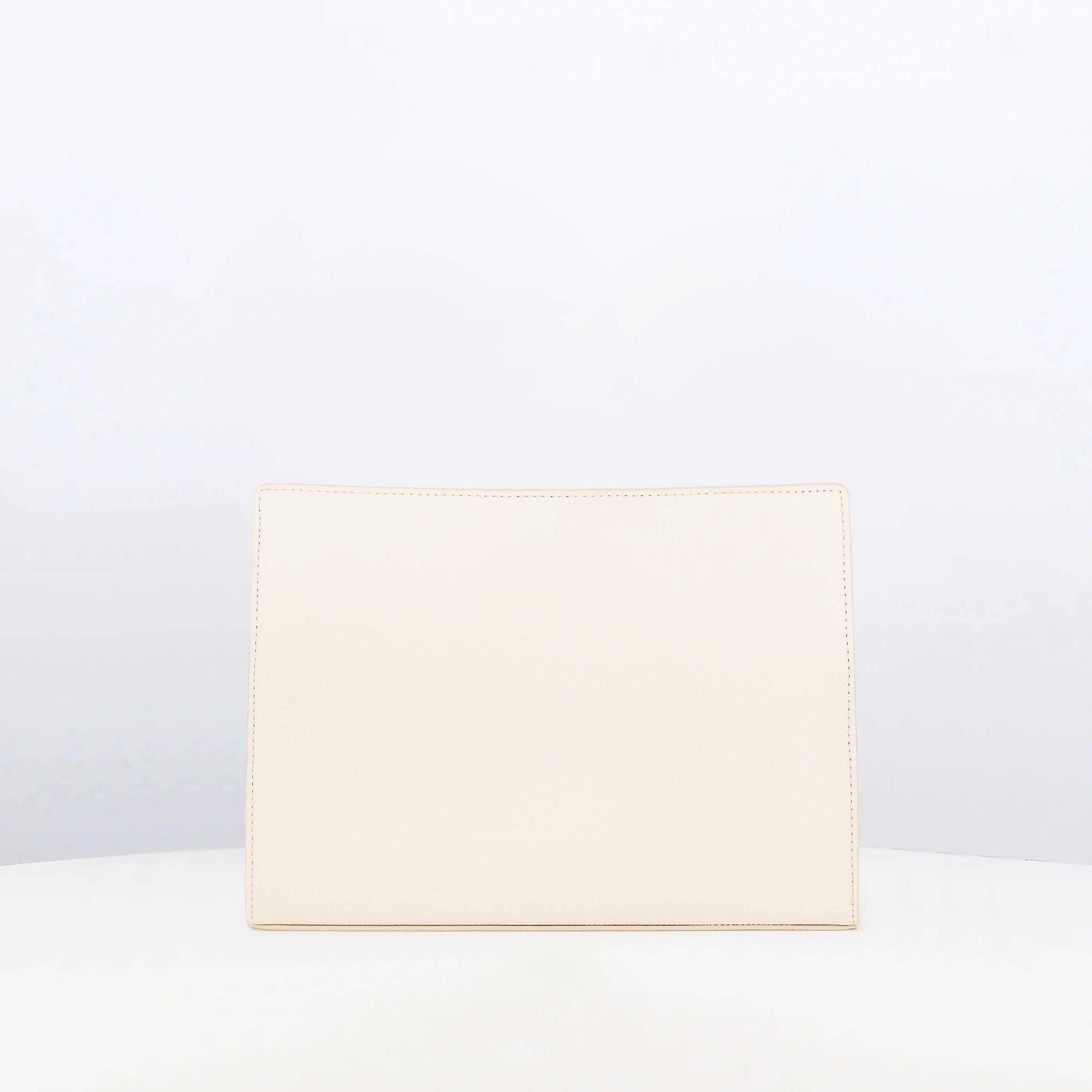 LEATHER POCHETTE MONTAIGNE IVORY