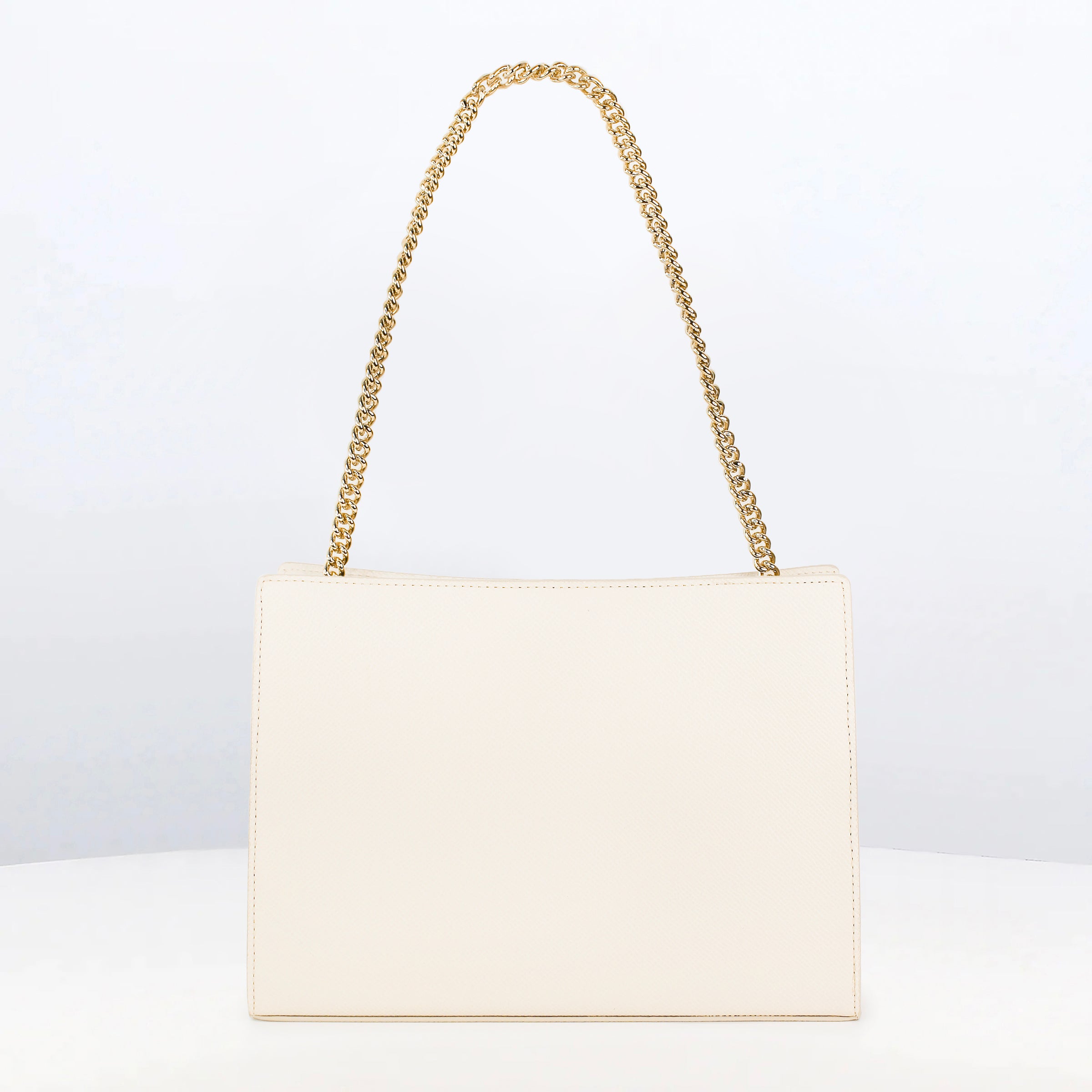 LEATHER POCHETTE MONTAIGNE IVORY