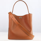 LEATHER BUCKET BAG ODEON LARGE GOLD