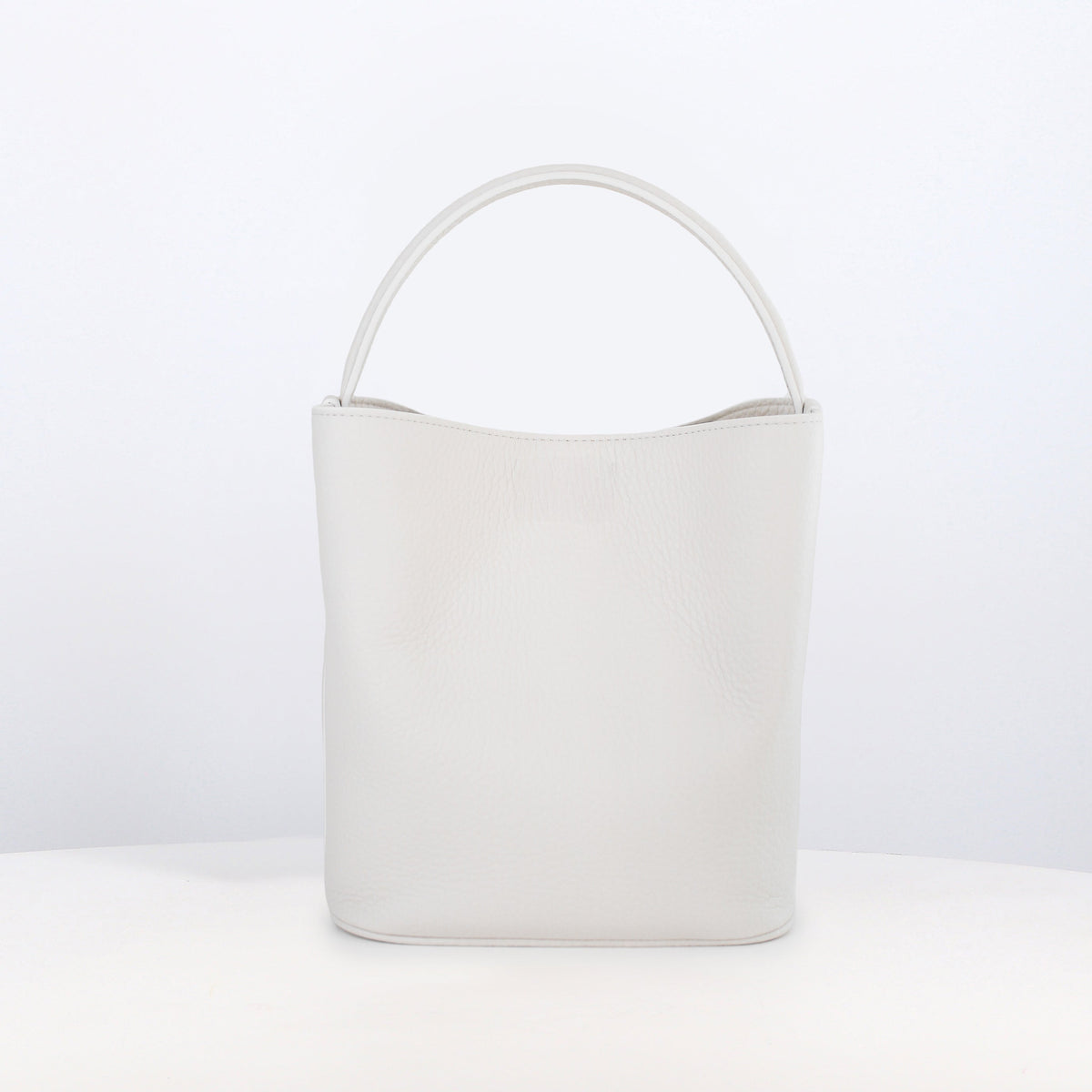 LEATHER BUCKET BAG ODEON MINI CRAIE GOLD HARDWARE