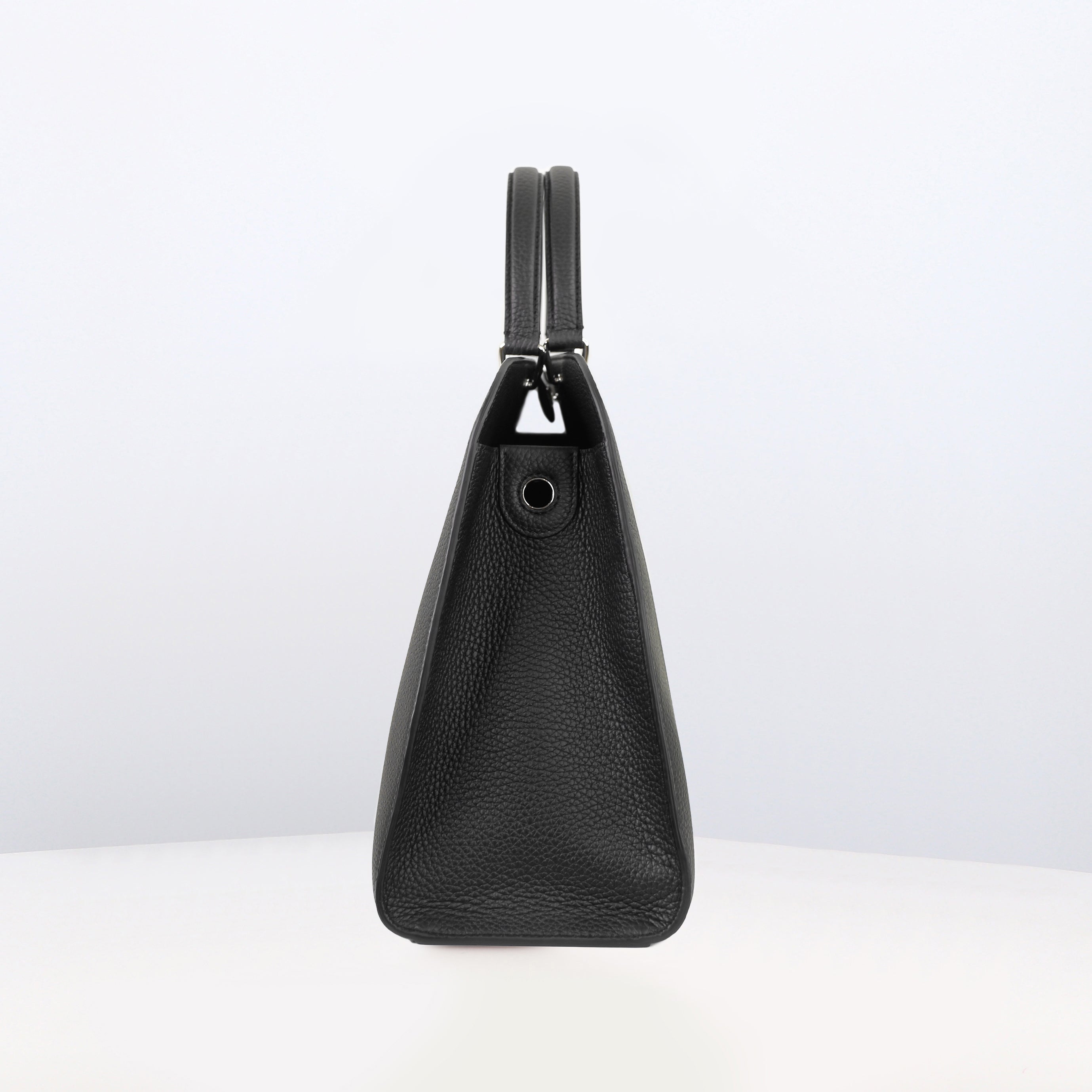 "Archive Event" LEATHER HANDBAG OPERA PM BLACK