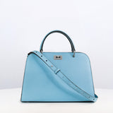 LEATHER HANDBAG OPERA MINI SKY BLUE