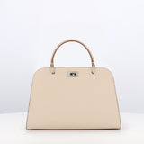 LEATHER HANDBAG OPERA MINI IVORY