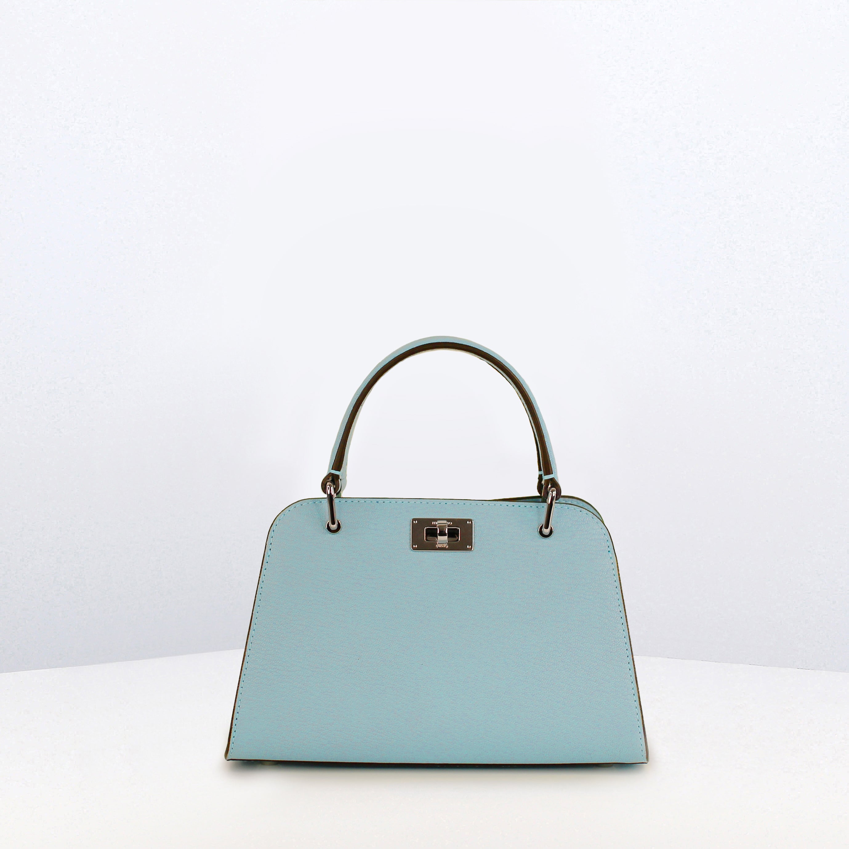 "Archive Event" LEATHER HANDBAG OPERA NANO BLUEBERRY