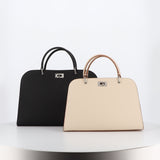 LEATHER HANDBAG OPERA MINI IVORY