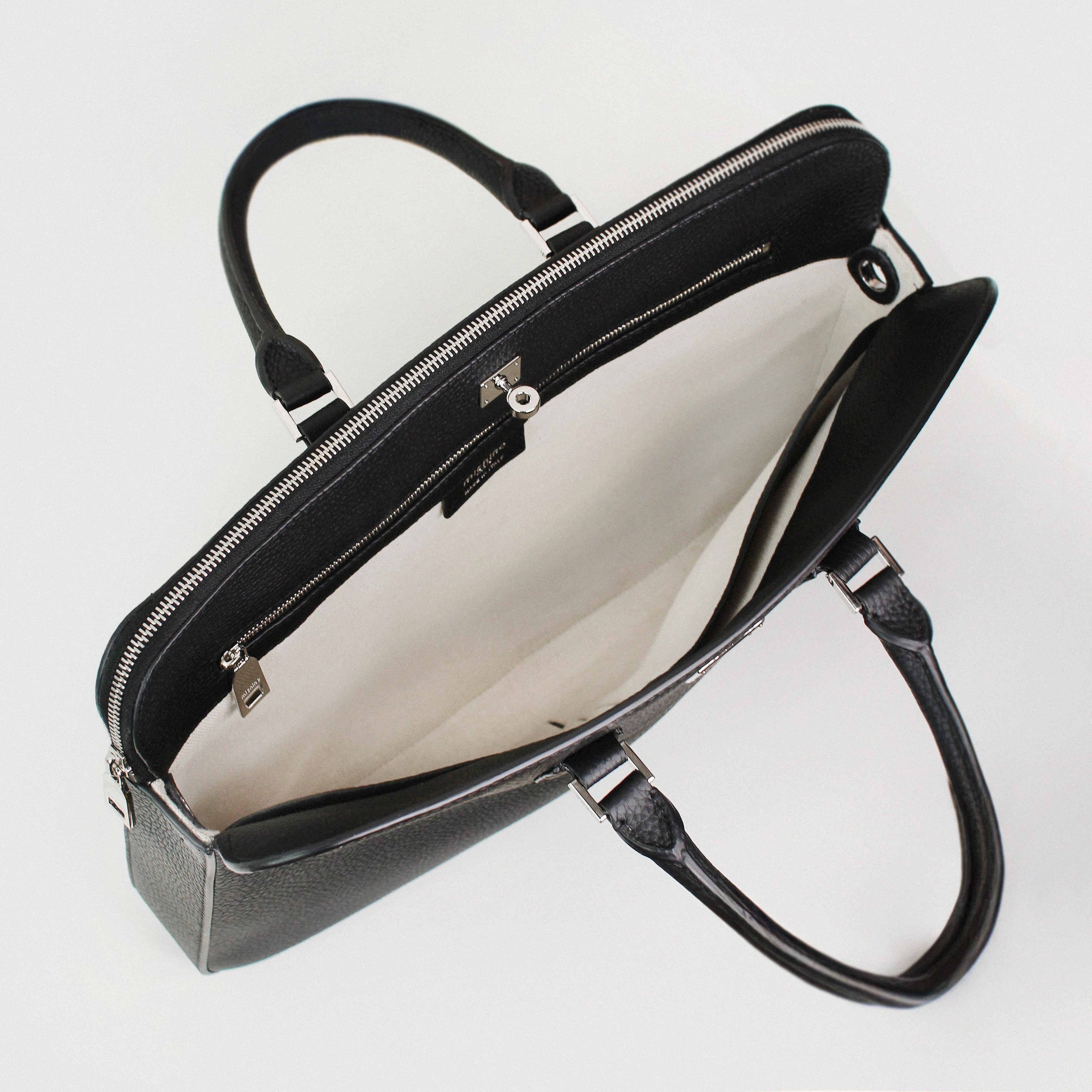 ORSAY LEATHER BRIEFCASE TAUPE