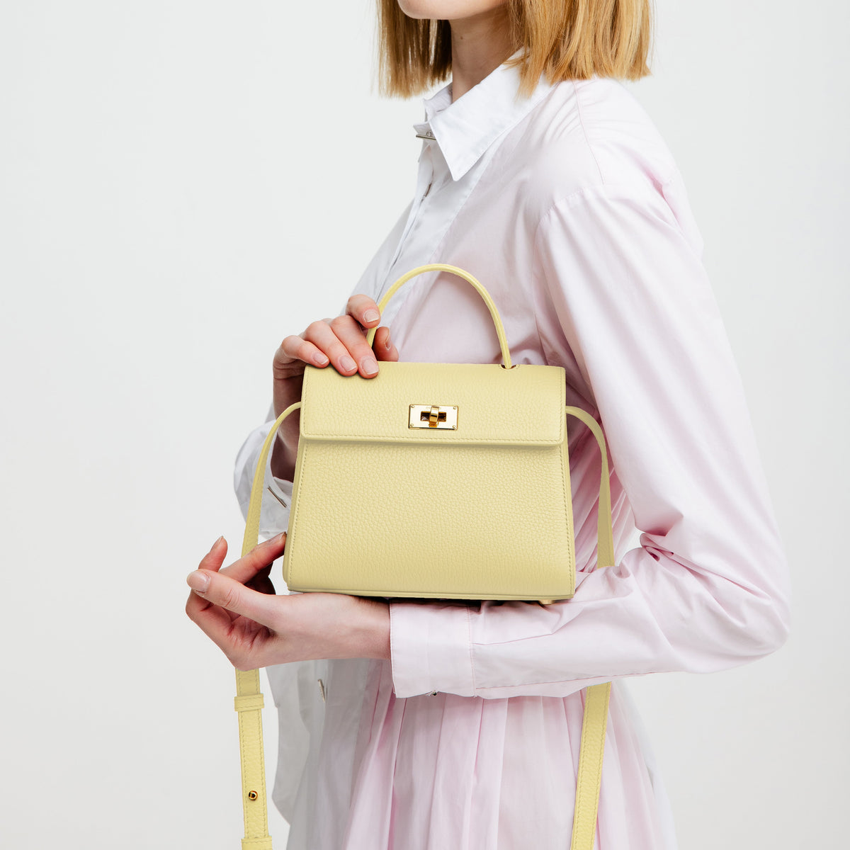 LEATHER HANDBAG PALAIS ROYAL MINI CHANTILLY
