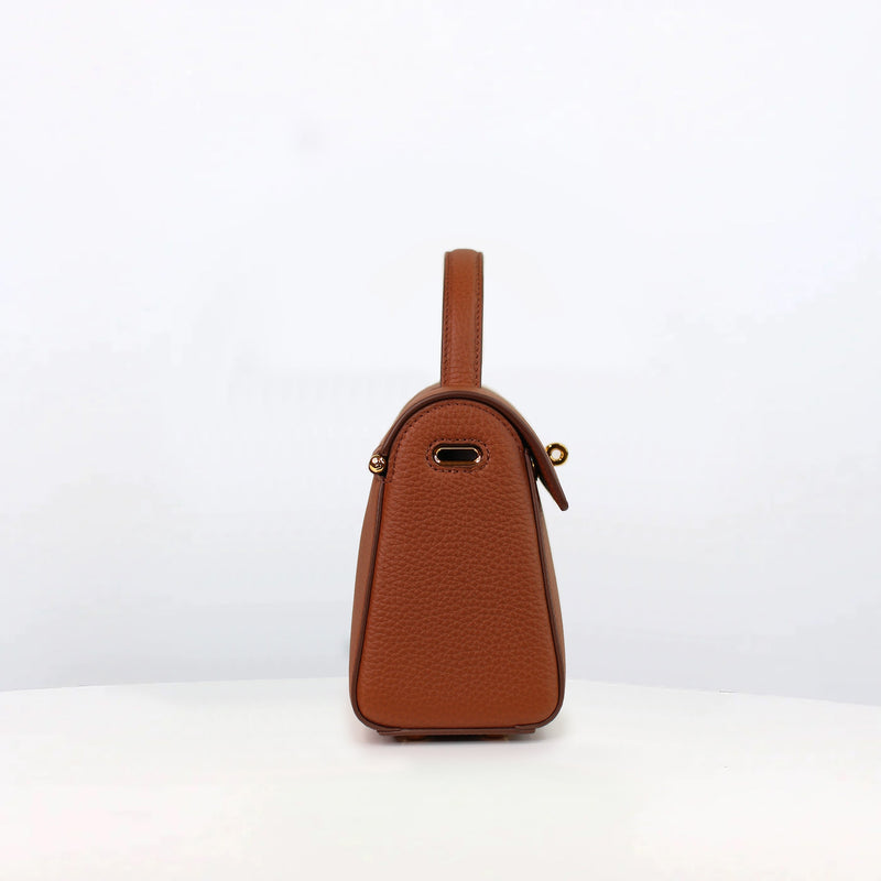 LEATHER HANDBAG PALAIS ROYAL MINI GOLD