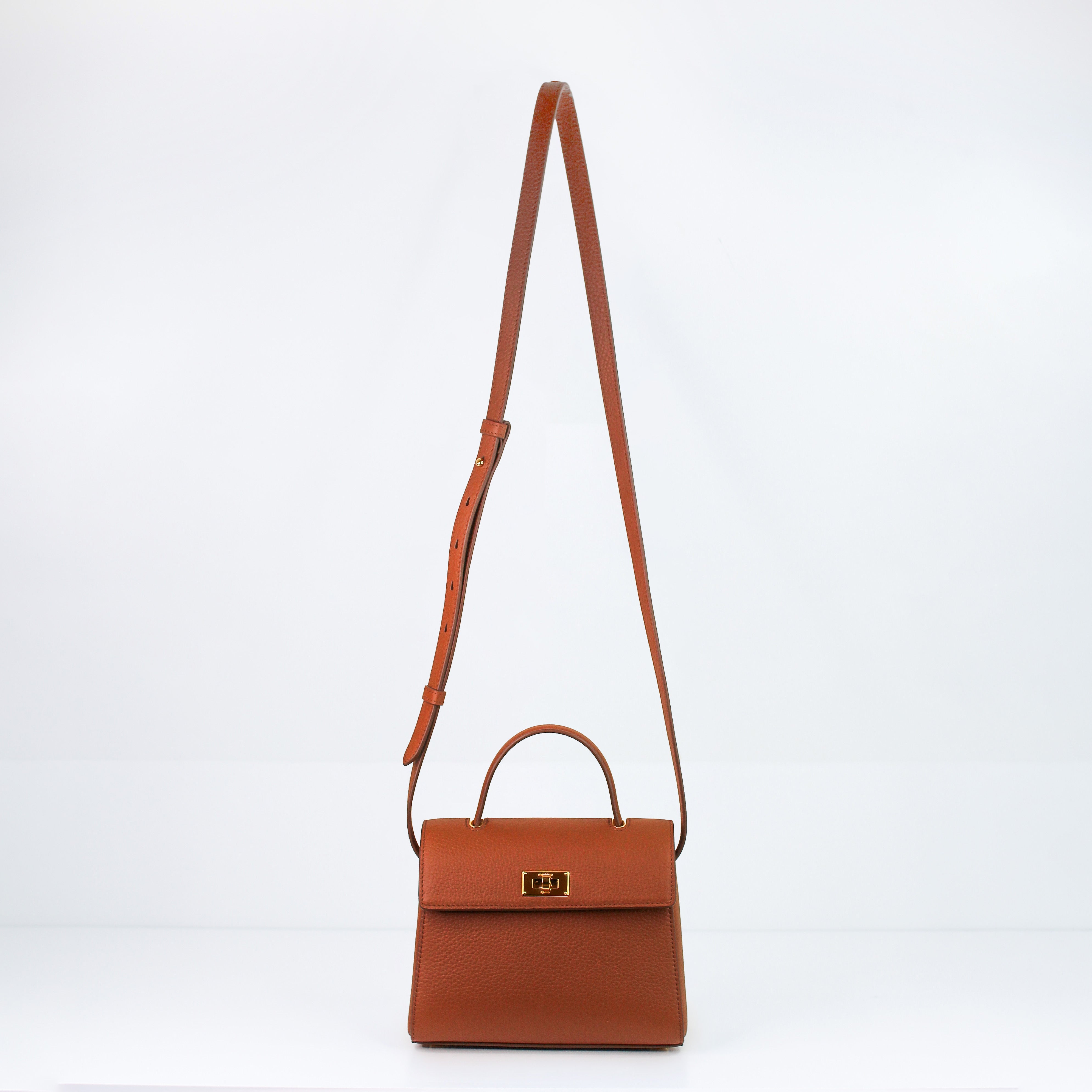 LEATHER HANDBAG PALAIS ROYAL MINI GOLD