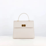 LEATHER HANDBAG PALAIS ROYAL MINI IVORY