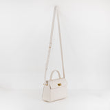LEATHER HANDBAG PALAIS ROYAL MINI IVORY