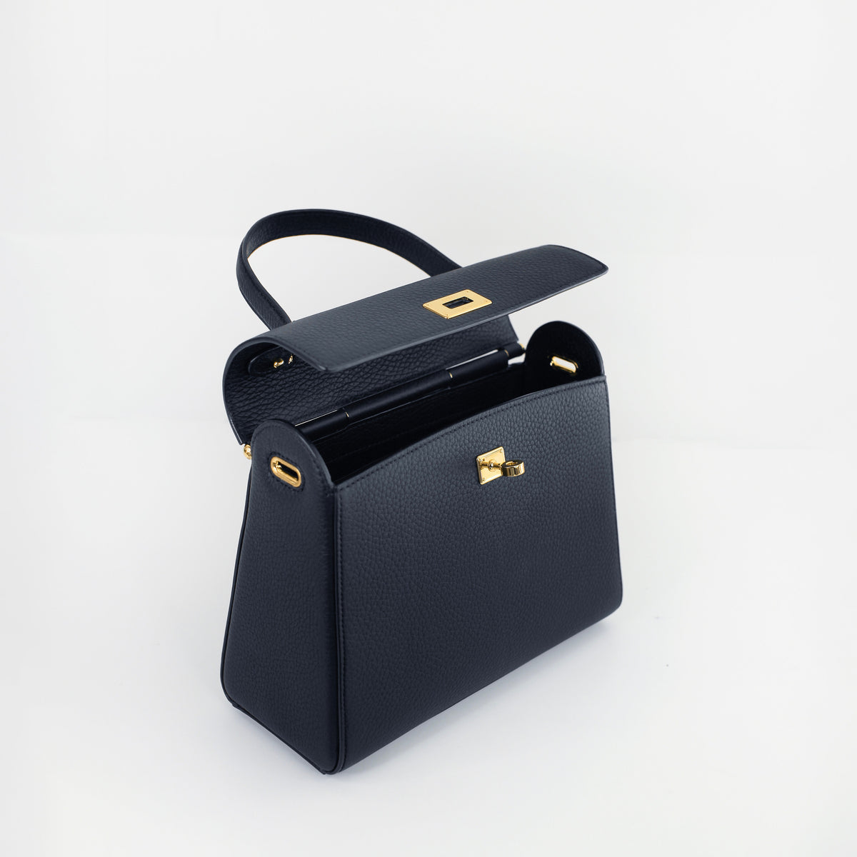 LEATHER HANDBAG PALAIS ROYAL PM ECLIPSE