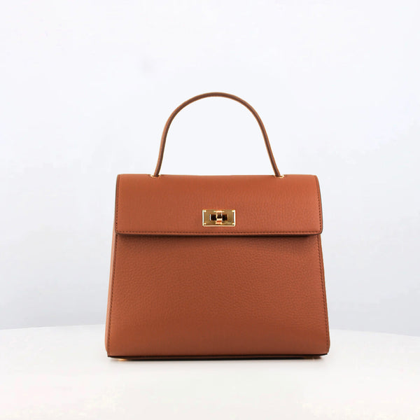 LEATHER HANDBAG PALAIS ROYAL PM GOLD