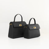 LEATHER HANDBAG PALAIS ROYAL PM ECLIPSE