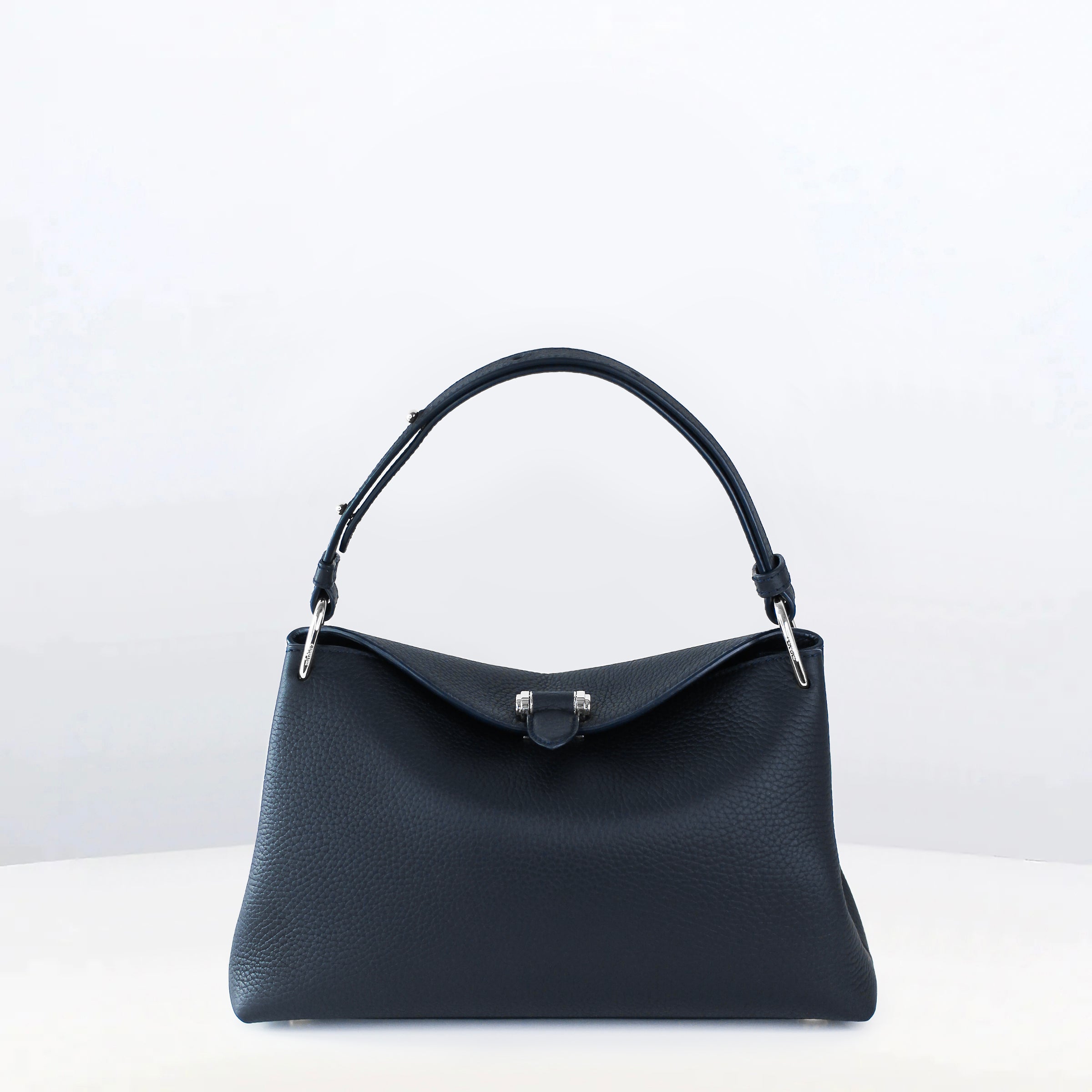 LEATHER HANDBAG PASSY MINI ECLIPSE