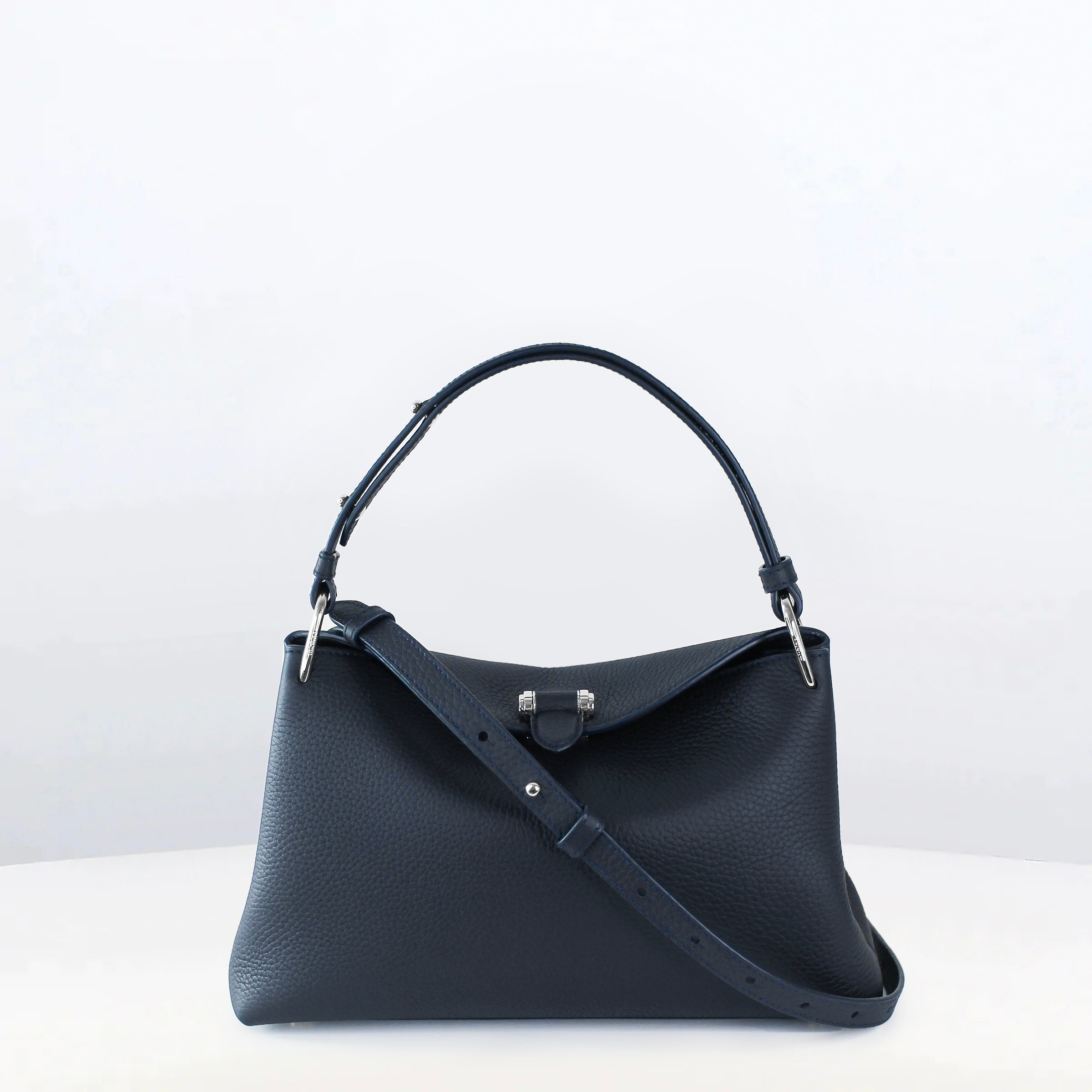 LEATHER HANDBAG PASSY MINI ECLIPSE