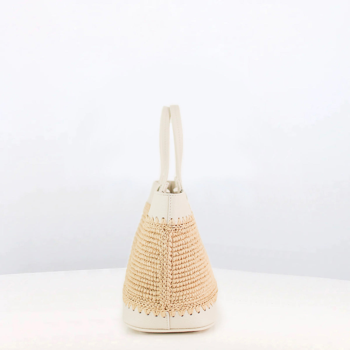 RAFFIA TOTE SEINE20 IVORY