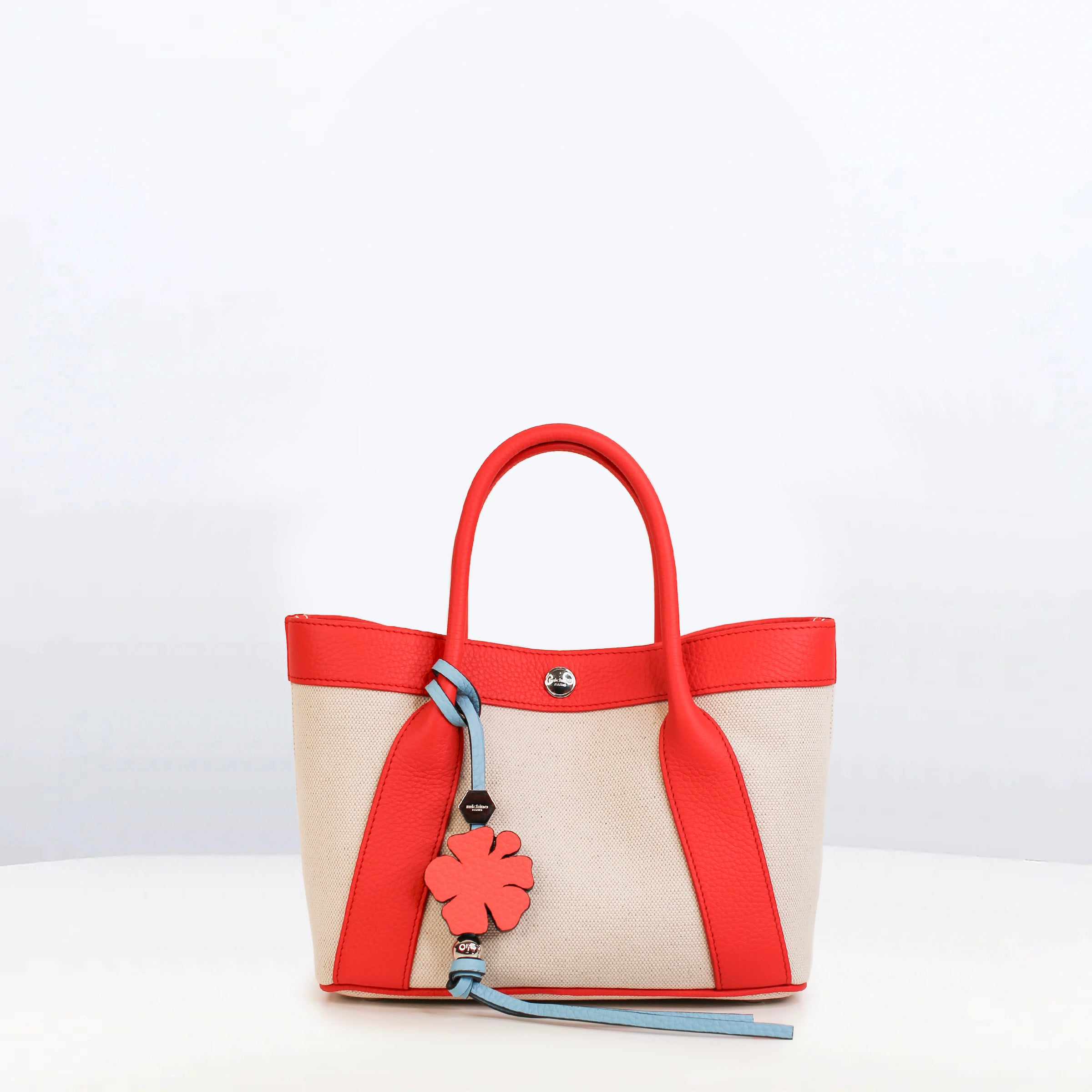 CANVAS TOTE SEINE20 GERANIUM