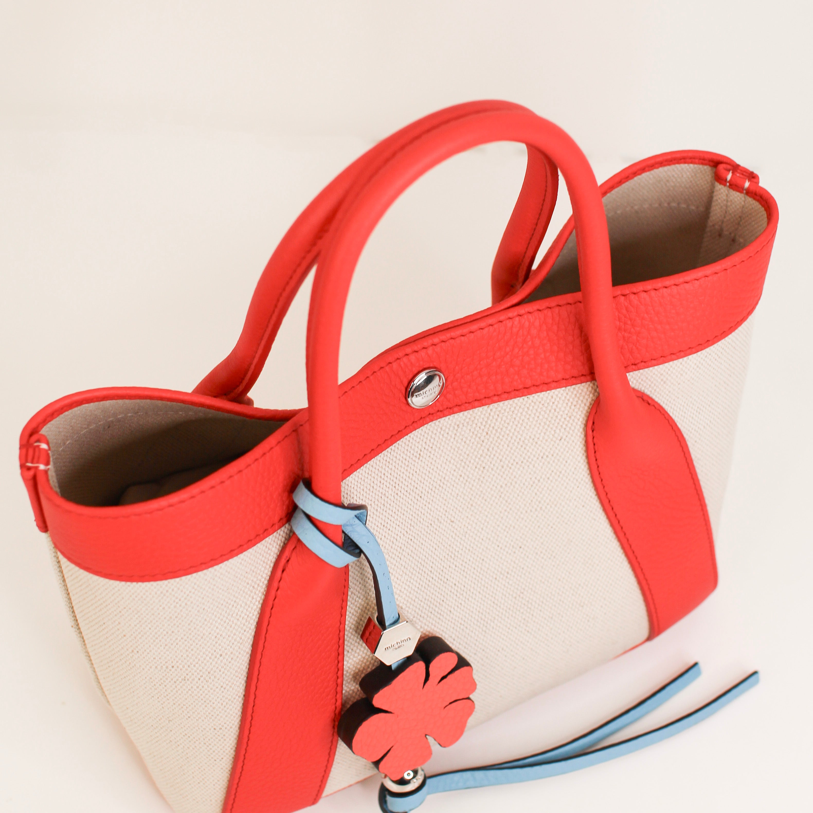 CANVAS TOTE SEINE20 GERANIUM