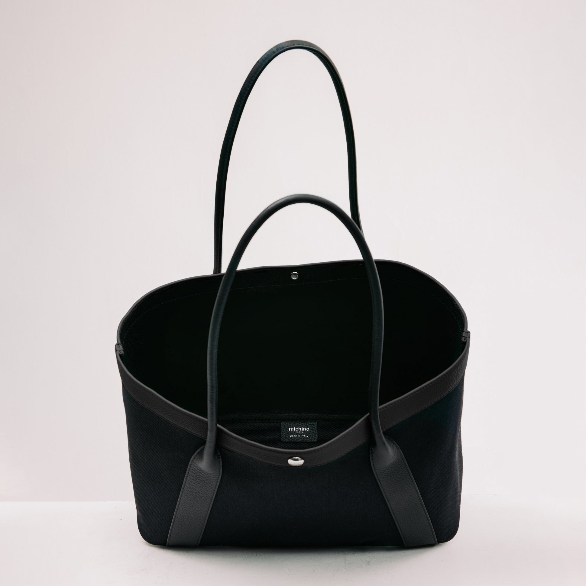 CANVAS TOTE SEINE40 BLACK
