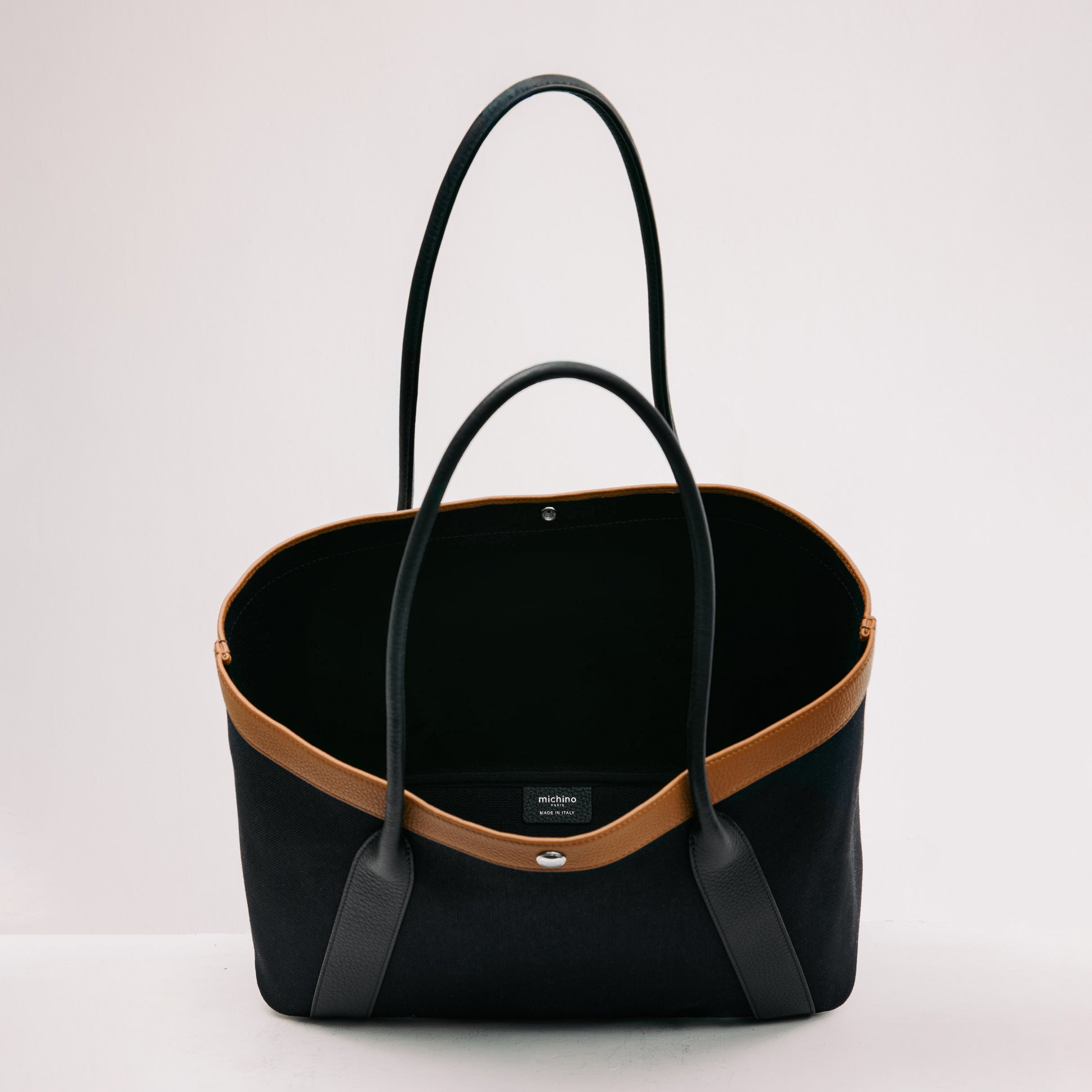 CANVAS TOTE SEINE40 CAMEL