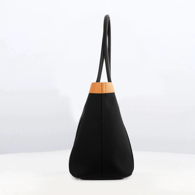 CANVAS TOTE SEINE40 CAMEL